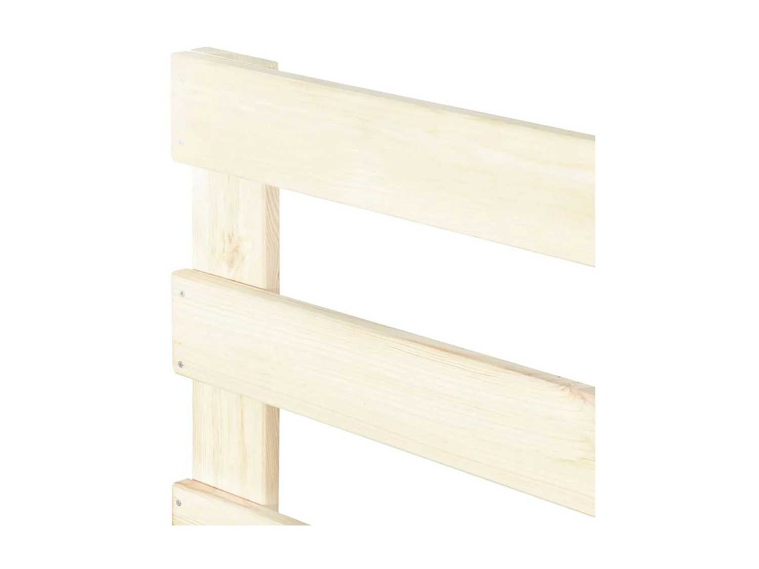 Lit de palette Bois de pin massif 140x200