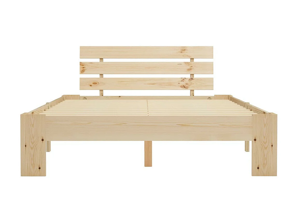 Lit Bois de pin massif 120x200