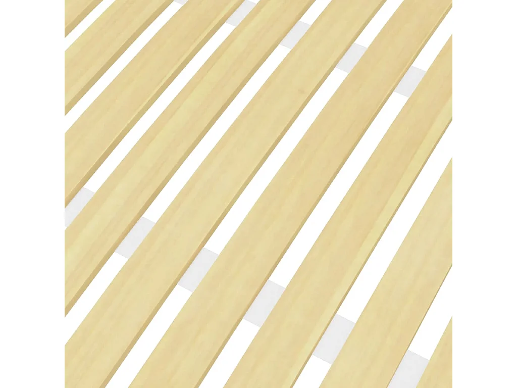 Sommier à lattes en bois de peuplier massif - Confort pour des nuits paisibles-90x200