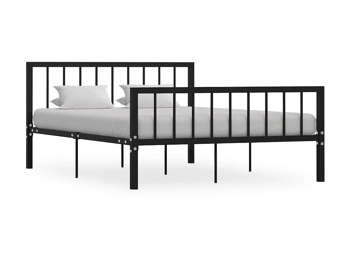 Lit Noir Métal 140x200 7