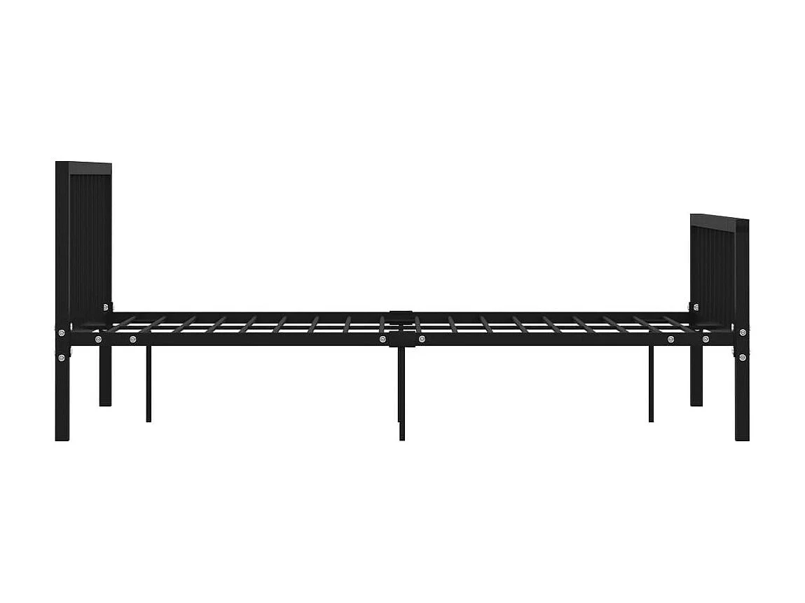 Lit Noir Métal 140x200 7