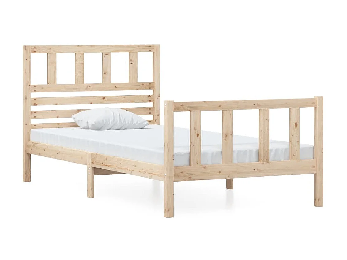 Lit Bois solide 90x200