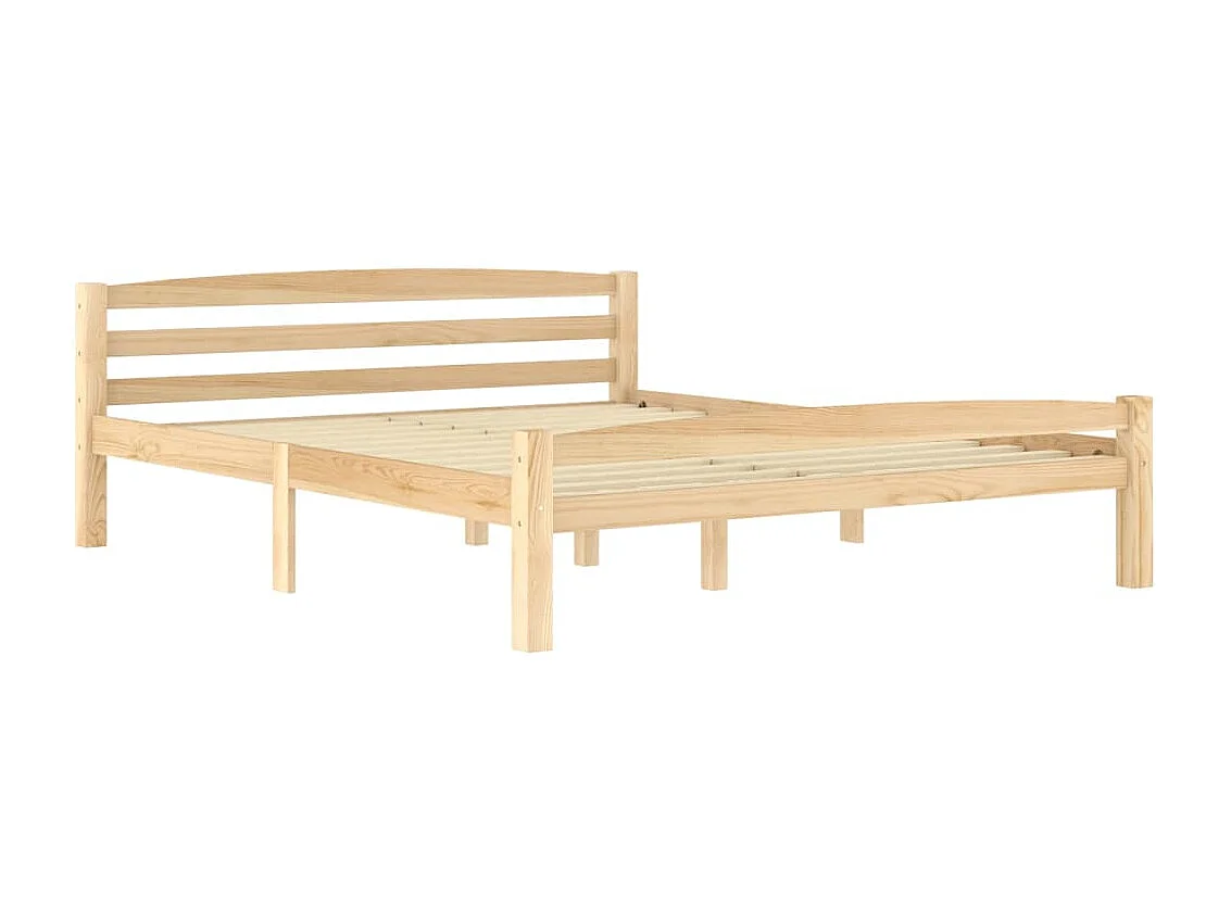 Lit en bois de pin massif 160x200