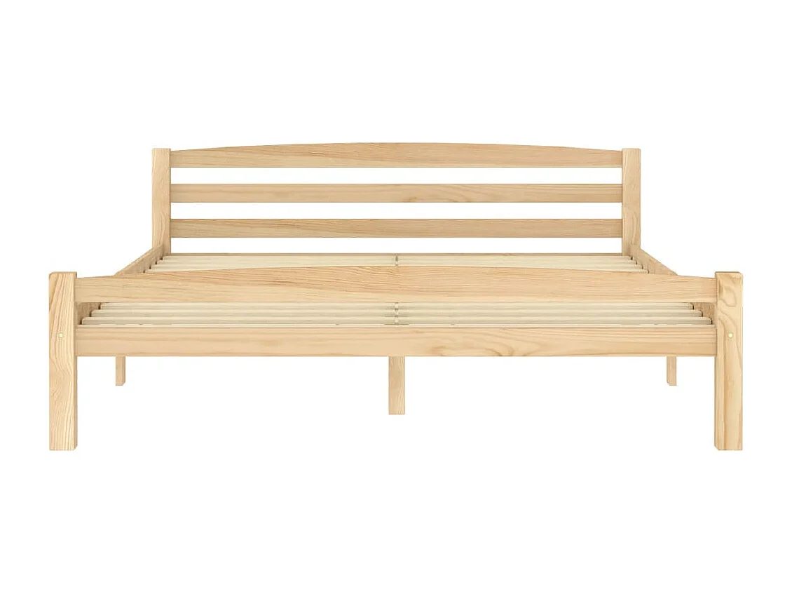 Lit en bois de pin massif 160x200