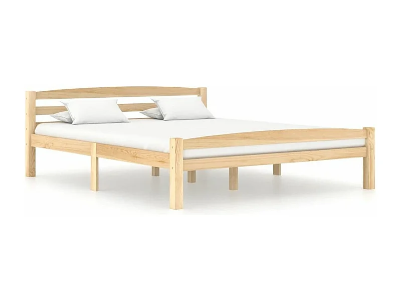 Lit en bois de pin massif 160x200