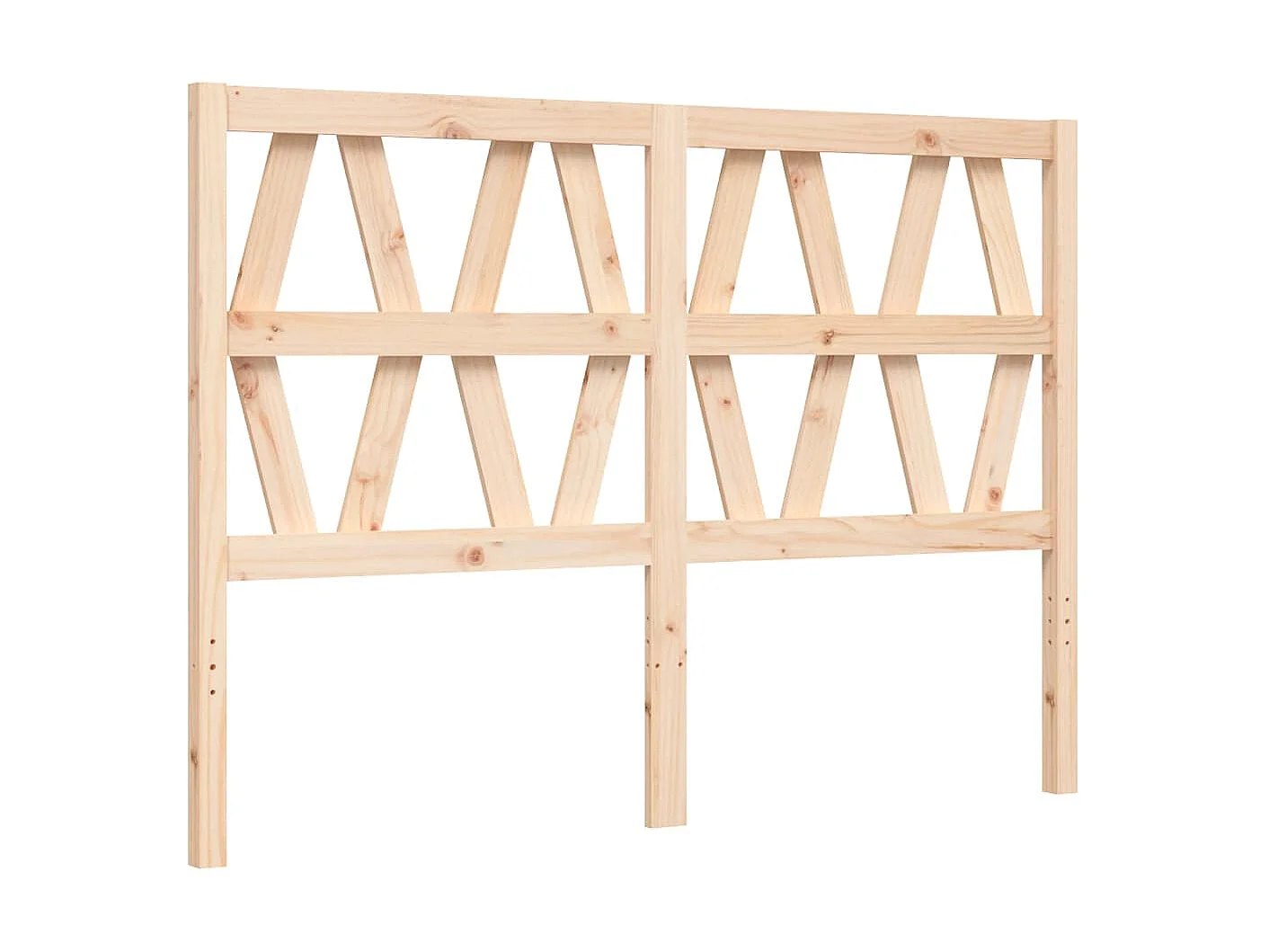 Lit avec tête de lit 140x200 bois massif