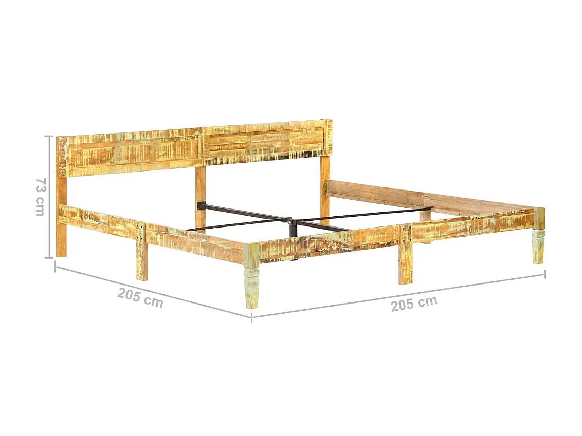 Lit Bois de récupération massif 200x200