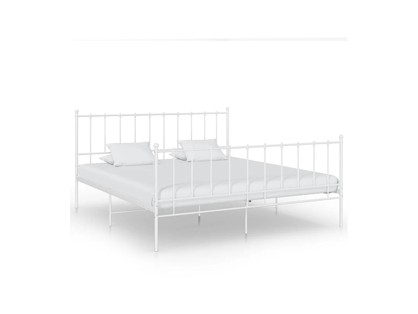 Bedframe metaal wit 180x200 cm
