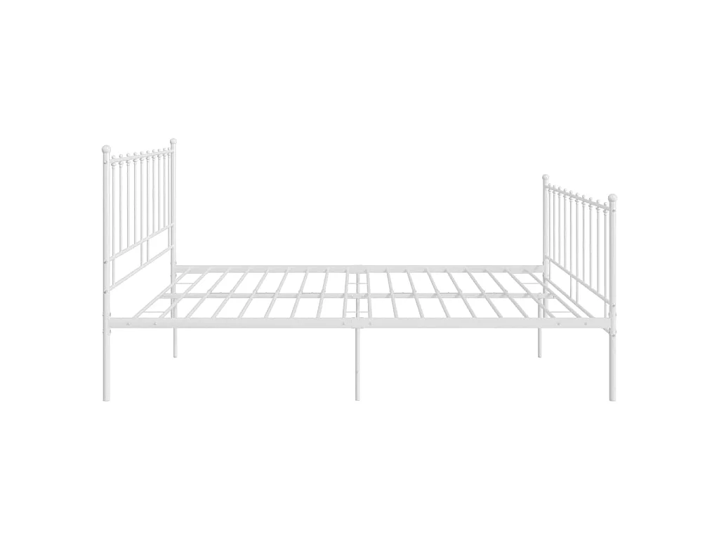 Bedframe metaal wit 180x200 cm