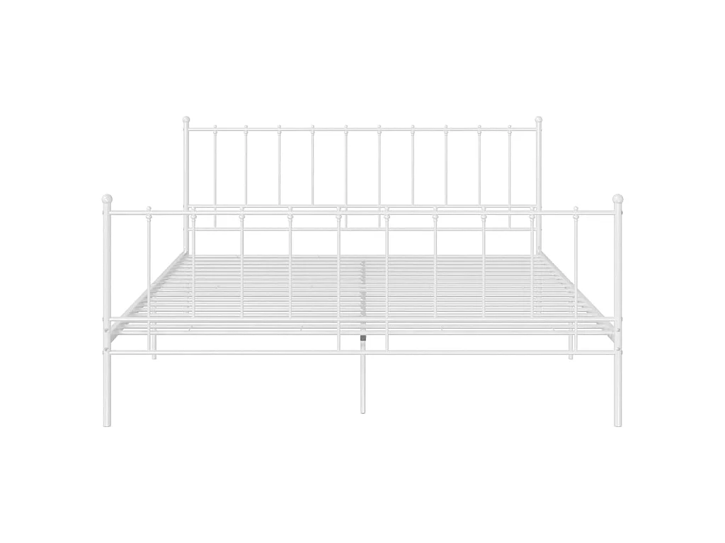 Bedframe metaal wit 180x200 cm