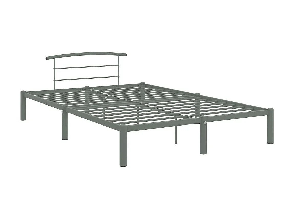 Lit Gris Métal 160x200