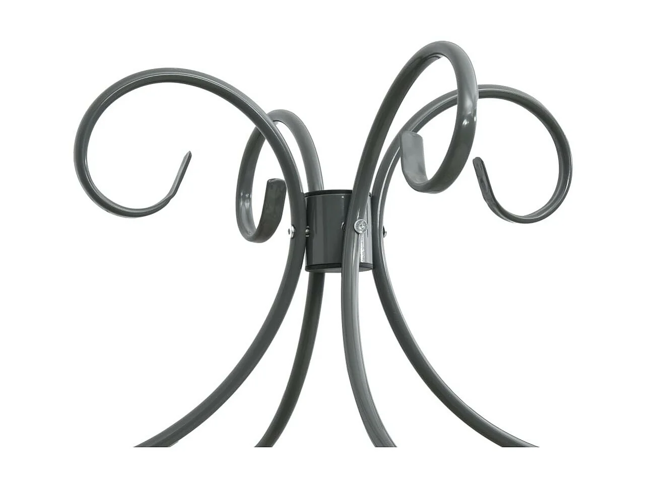 Lit à baldaquin Gris Métal 120x200 2