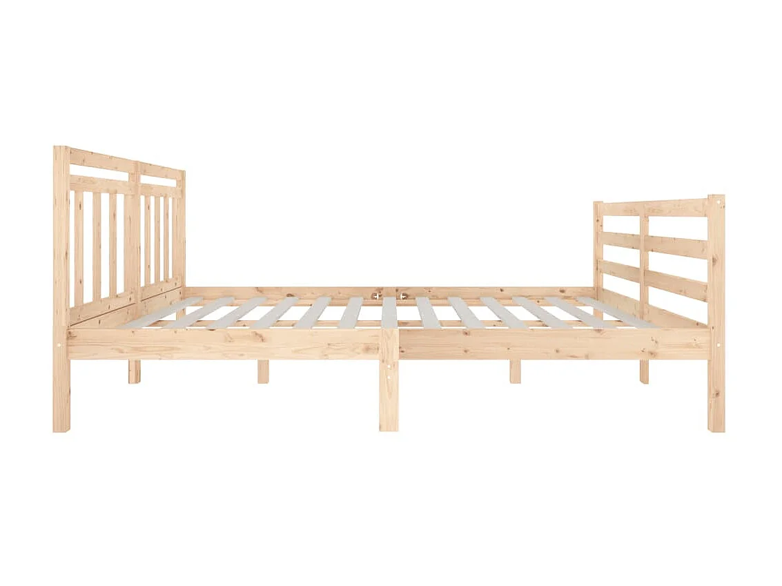 Lit Bois massif 135x190 Double 2