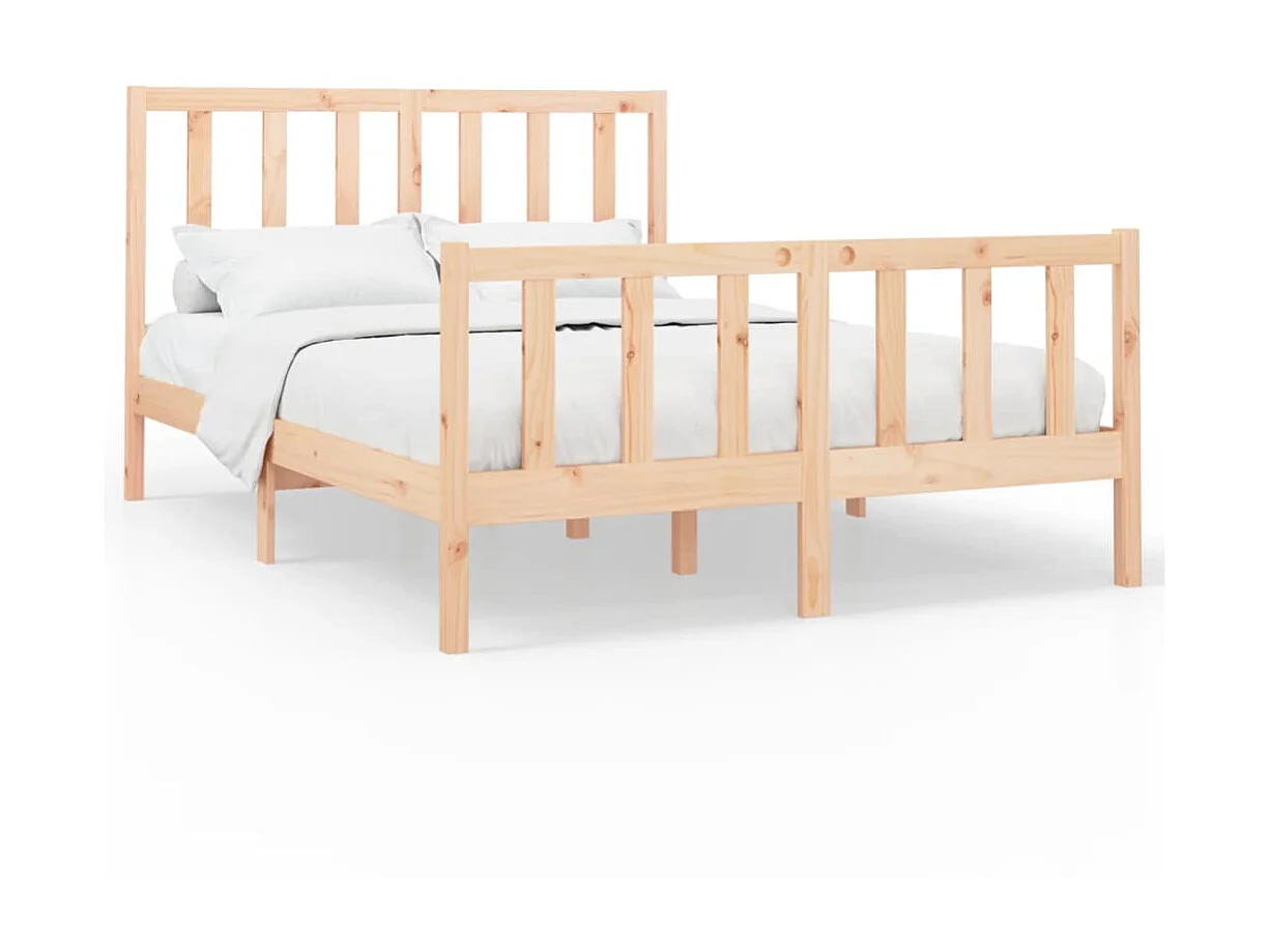 Lit Bois de pin massif 120x200 12