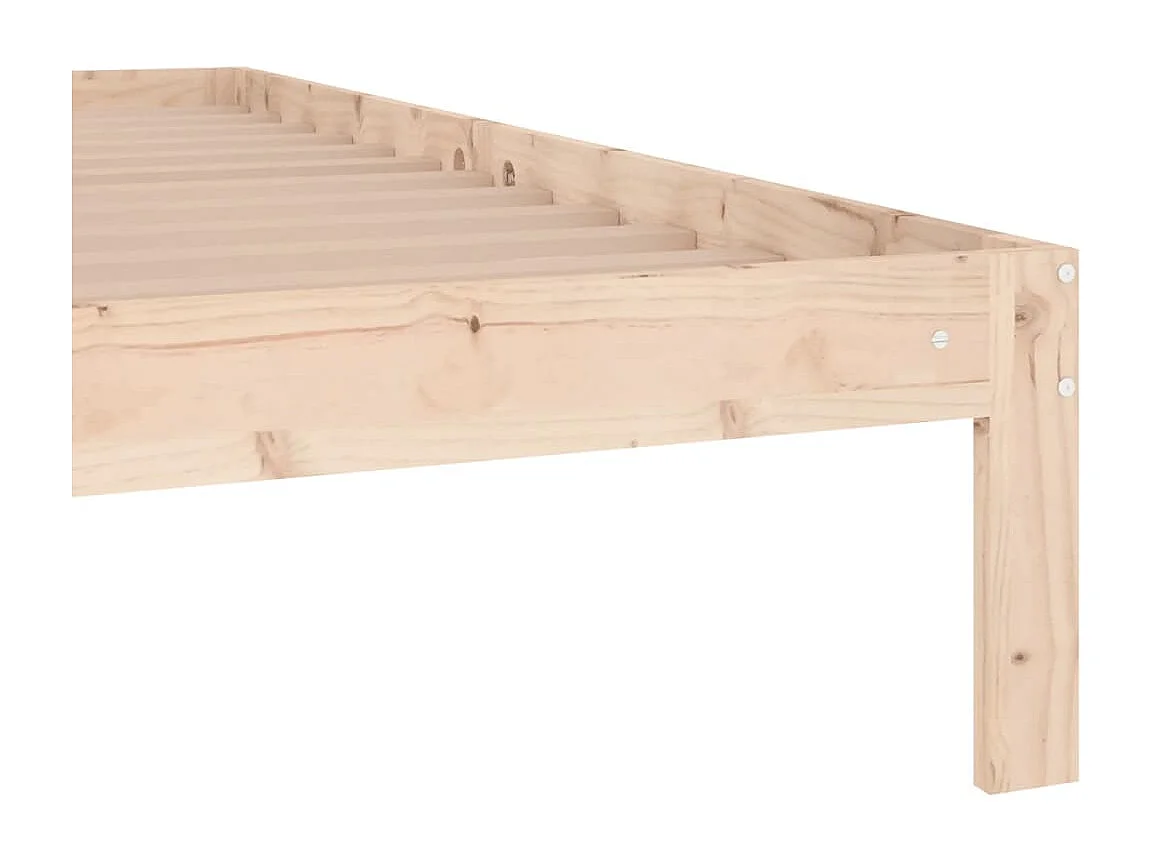 Cadre de lit bois massif 120x190 Petit double 4