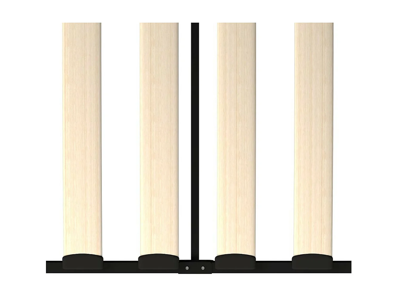 Lit de repos Noir Métal 90x200