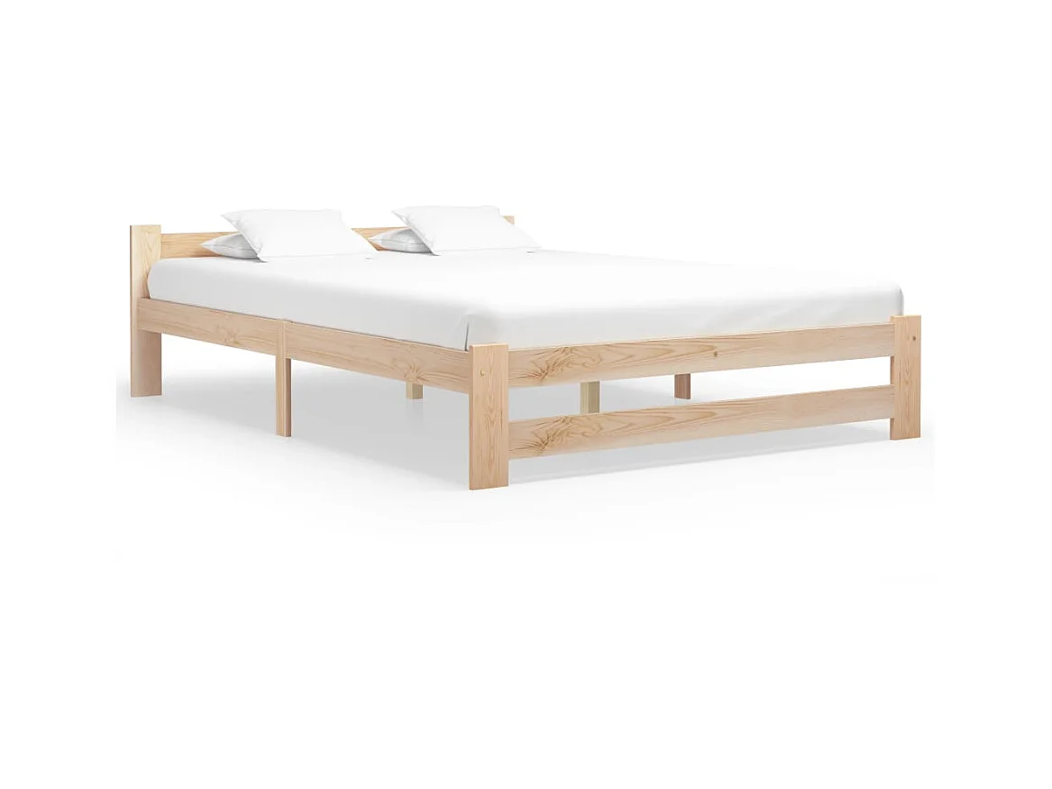 Lit Bois de pin massif 180x200