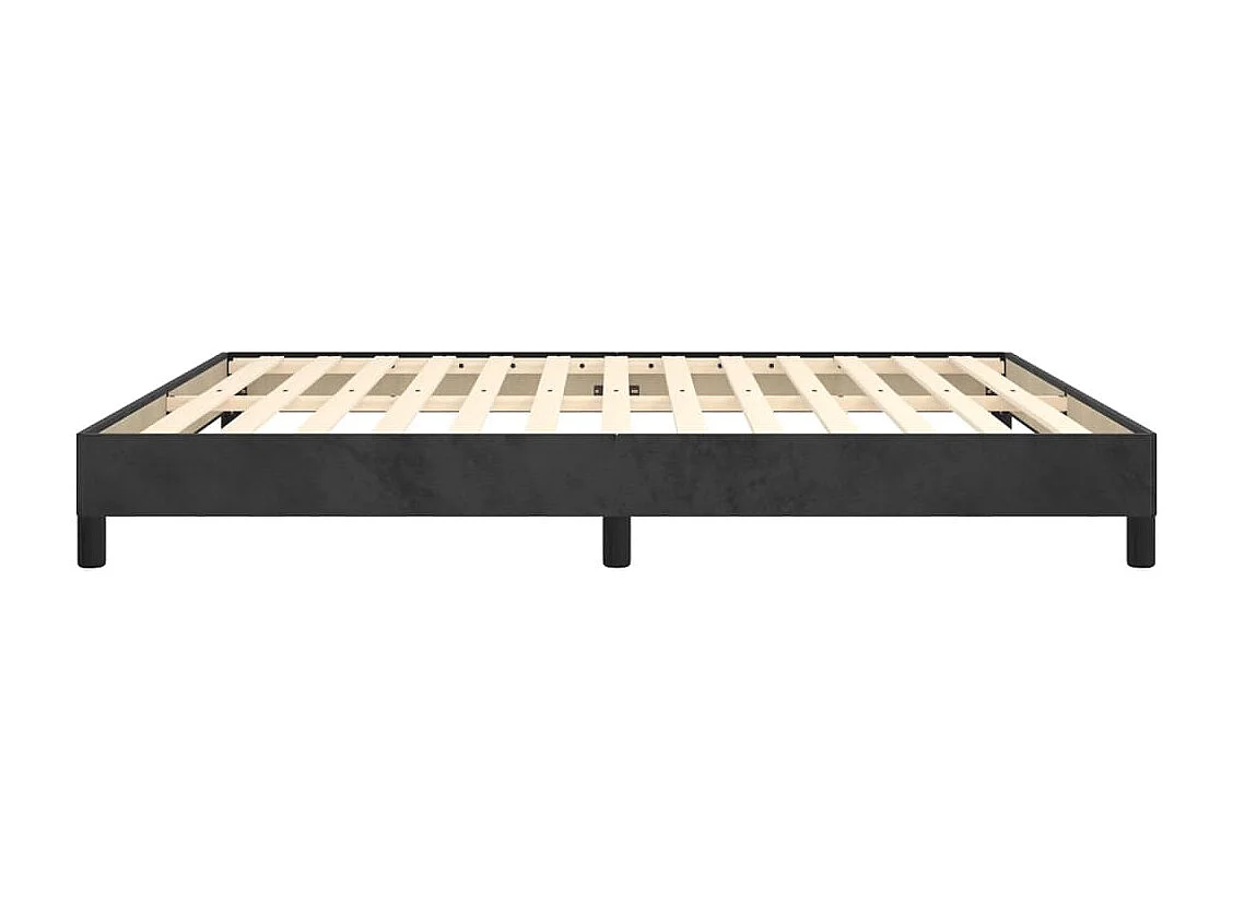 Bedframe fluweel zwart 180x200 cm