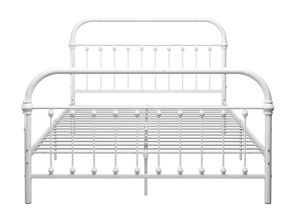 Lit Blanc Métal 140x200 2
