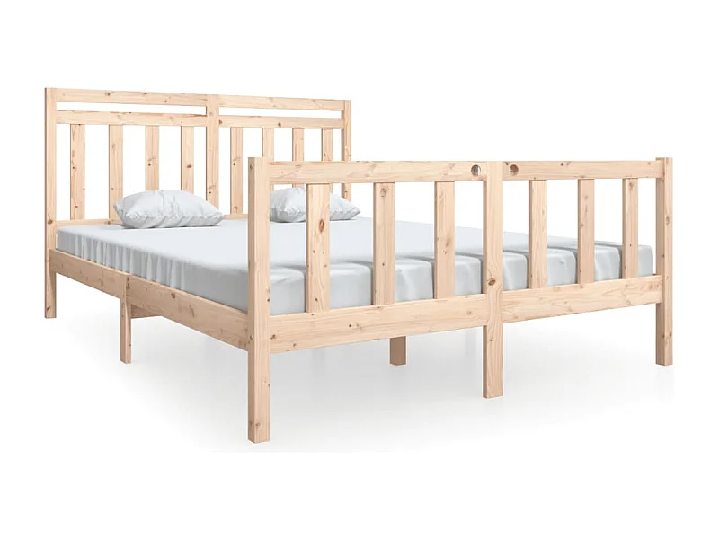 Lit Bois massif 150x200 Très grand 6