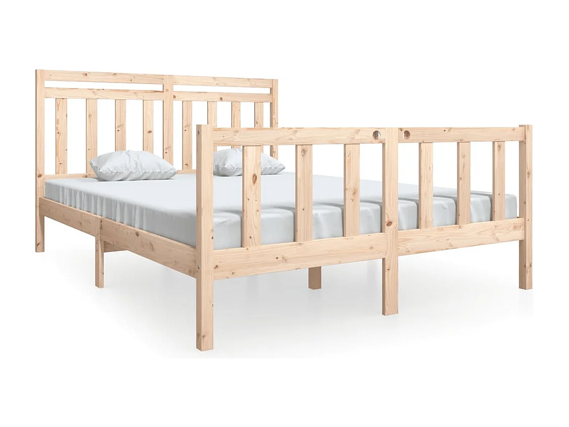 Lit Bois massif 150x200 Très grand 6