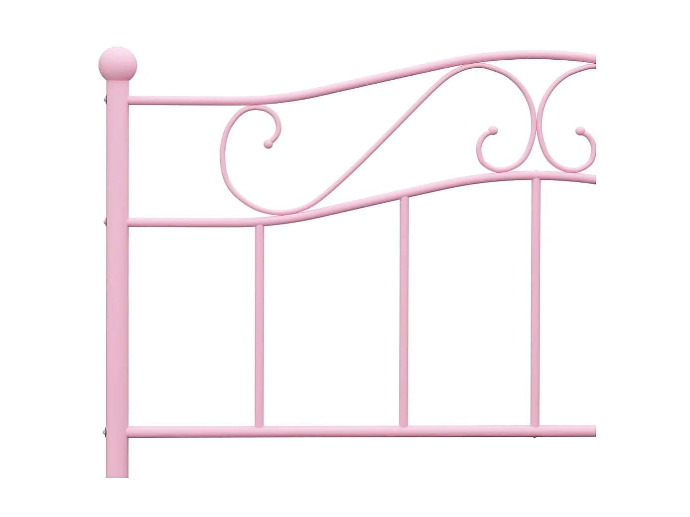 Lit Rose Métal 120x200 2