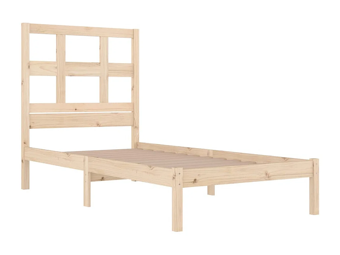 Lit Bois de pin massif 90x200 11