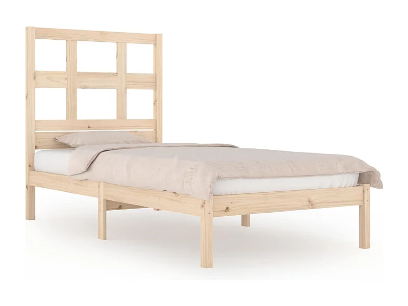 Lit Bois de pin massif 90x200 11