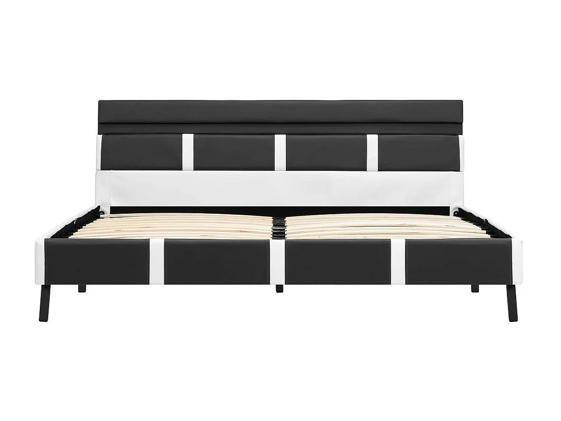 Lit avec LED Gris Similicuir 120x200 2