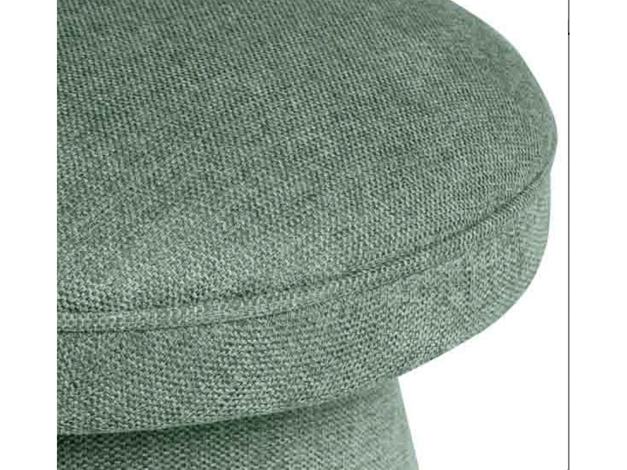 Pouf forme champignon en tissu Bilo-Couleur Jaune moutarde