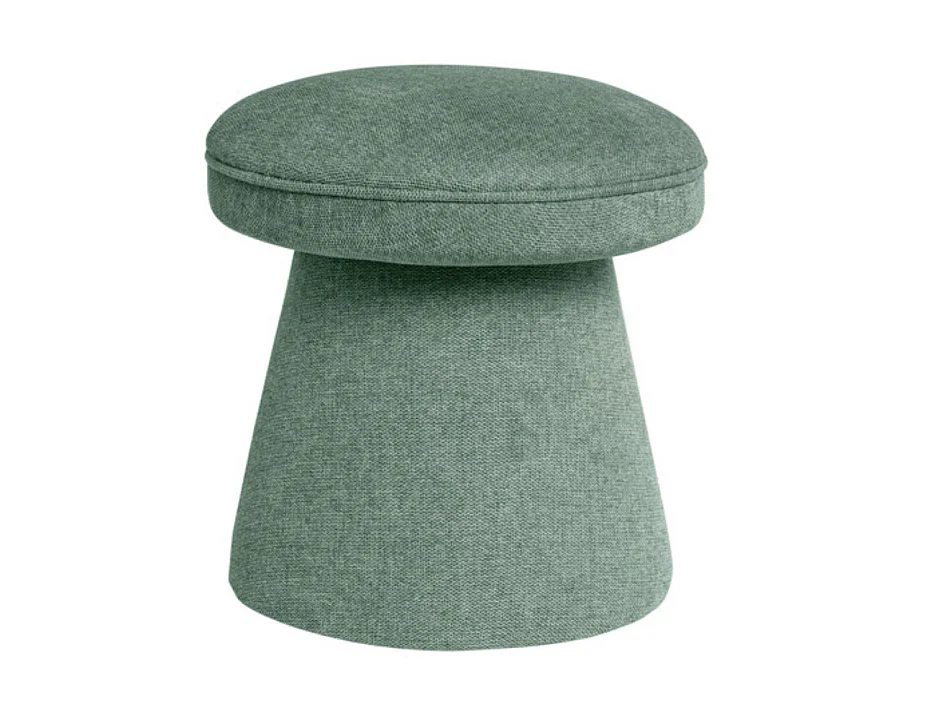 Pouf forme champignon en tissu Bilo-Couleur Jaune moutarde