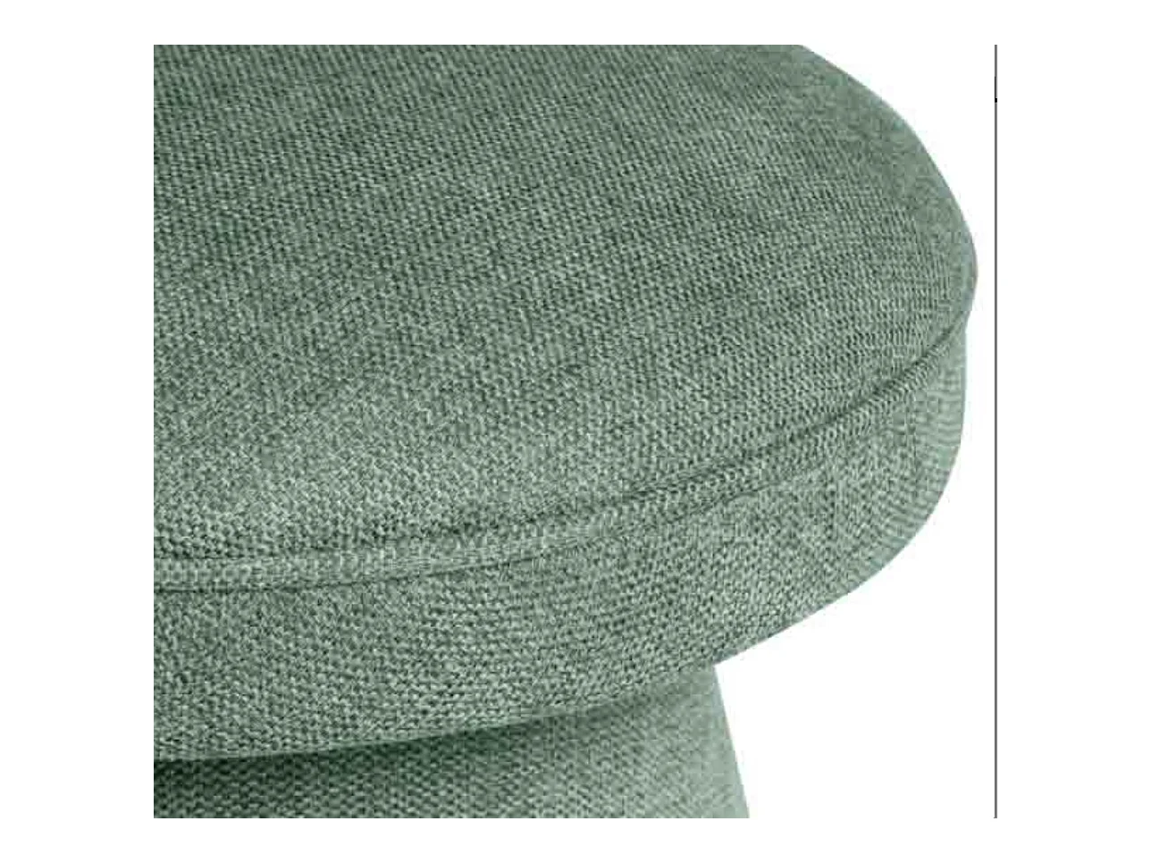 Pouf forme champignon en tissu Bilo-Couleur Jaune moutarde