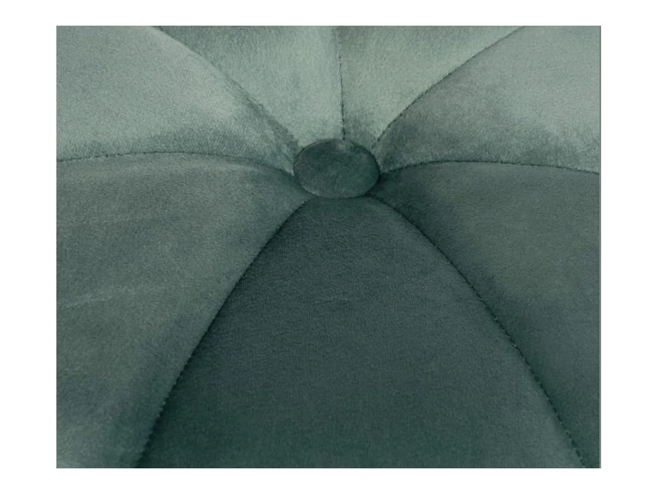 Pouf rond en velours Barko-Couleur Vert céladon