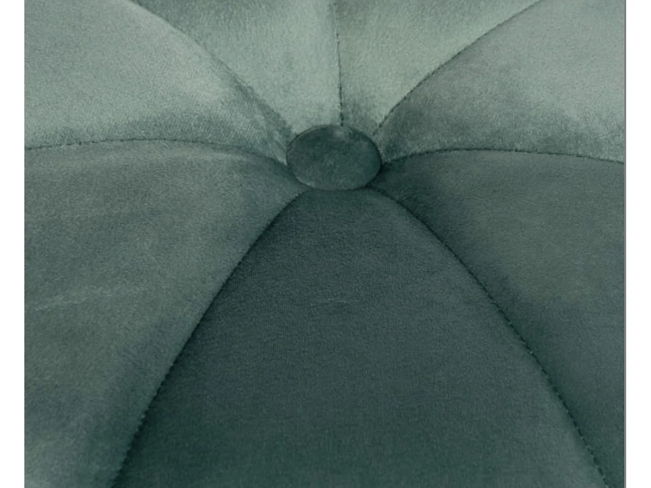 Pouf rond en velours Barko-Couleur Vert céladon