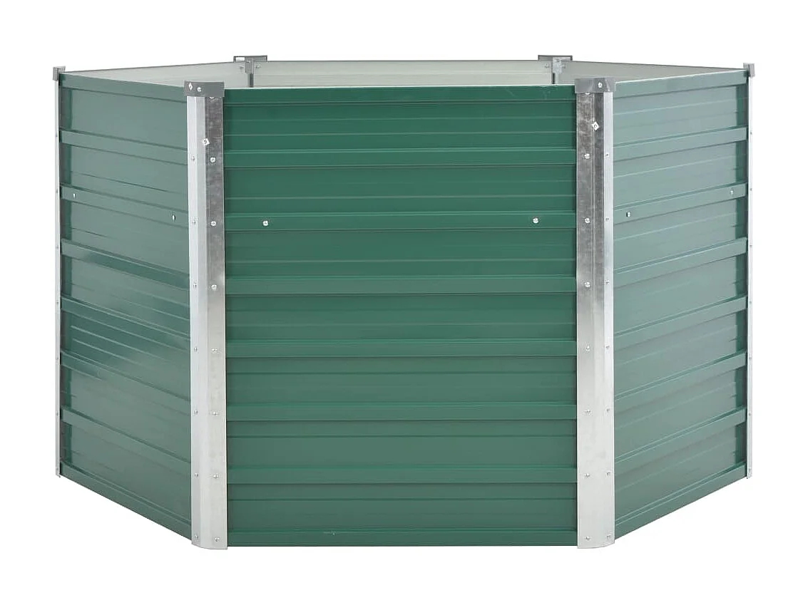 Jardinière Acier galvanisé 129x129x77 Vert