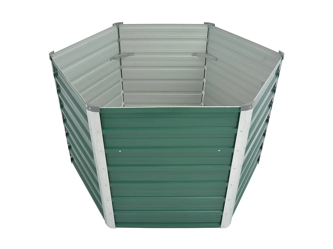 Jardinière Acier galvanisé 129x129x77 Vert