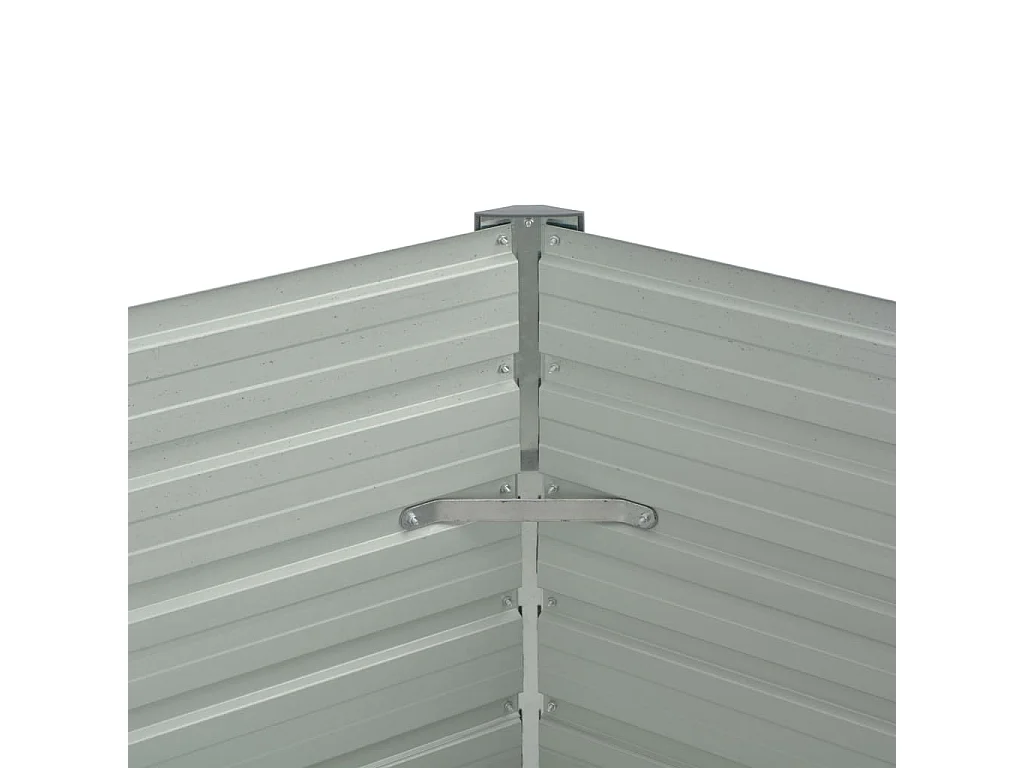 Jardinière Acier galvanisé 129x129x77 Vert