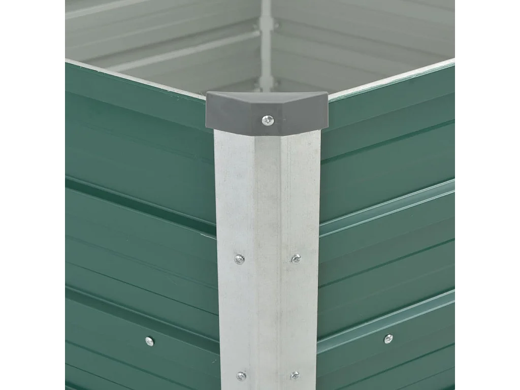 Jardinière Acier galvanisé 129x129x77 Vert