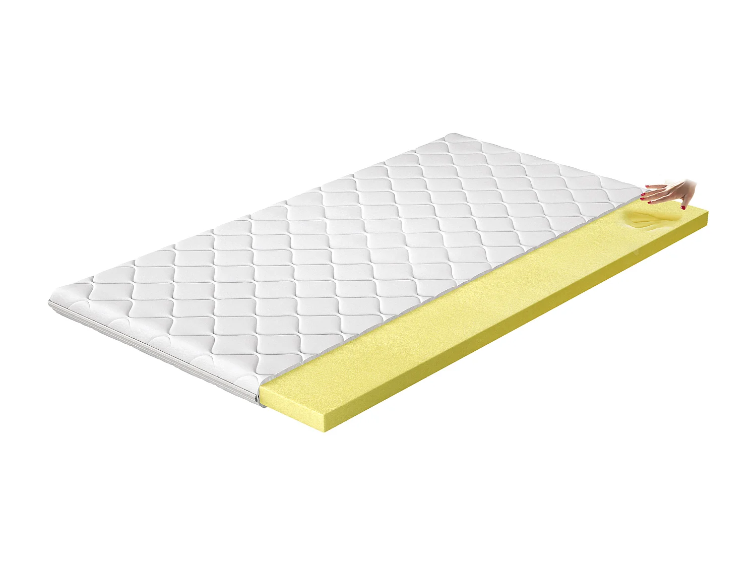 Surmatelas en mousse mémoire de forme Viska - 4cm - 7 tailles-180x200