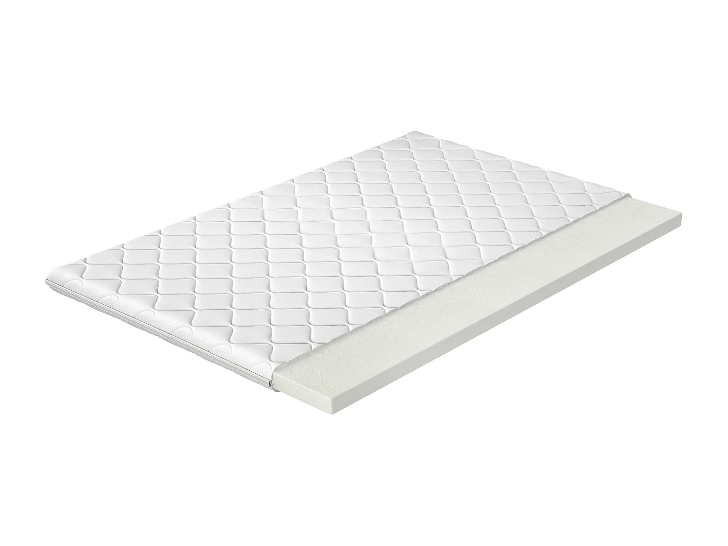 Surmatelas en mousse hypoallergénique Konfa - 4cm - 7 tailles-90x200