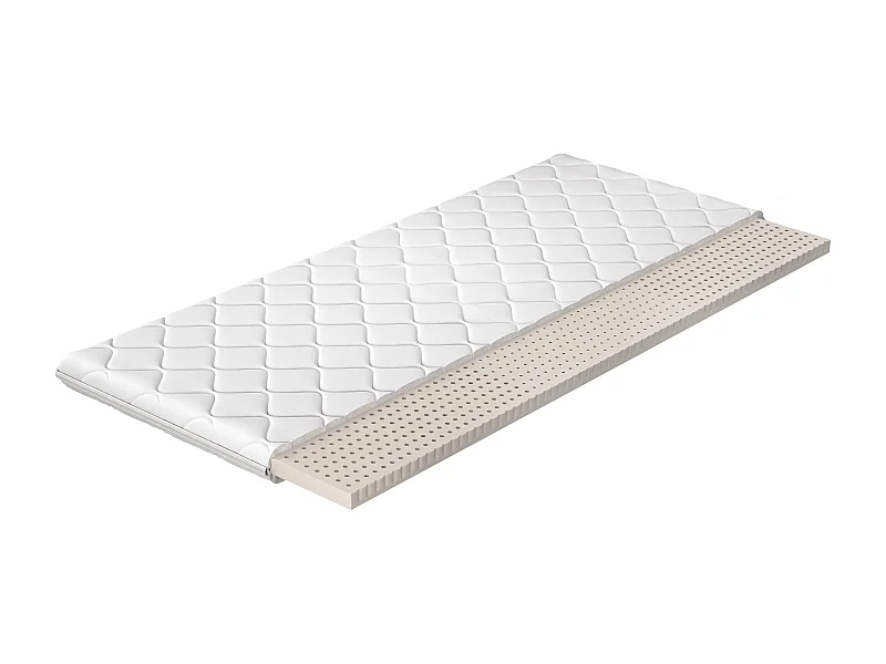 Luxia natuurlatex topmatras - 4 cm - 7 maten-Slapen 80x200cm