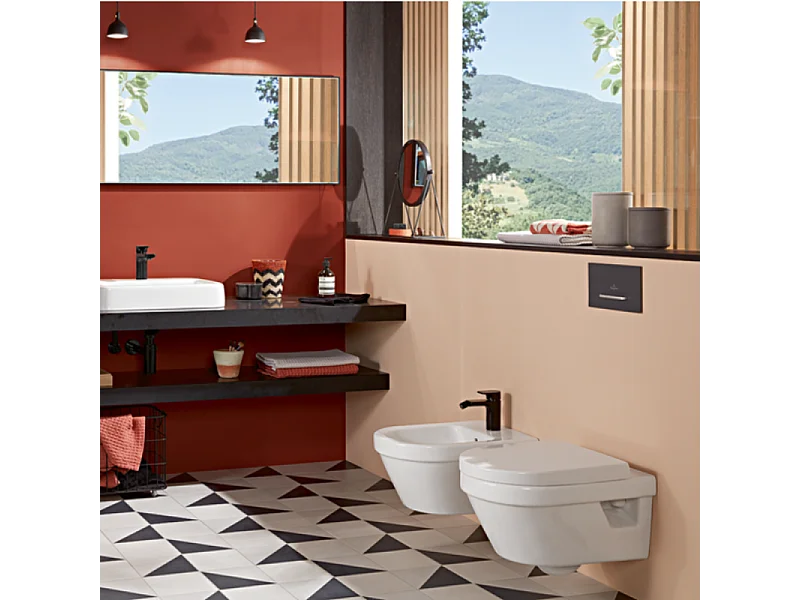WC suspendu sans bride VILLEROY ET BOCH Architectura + abattant