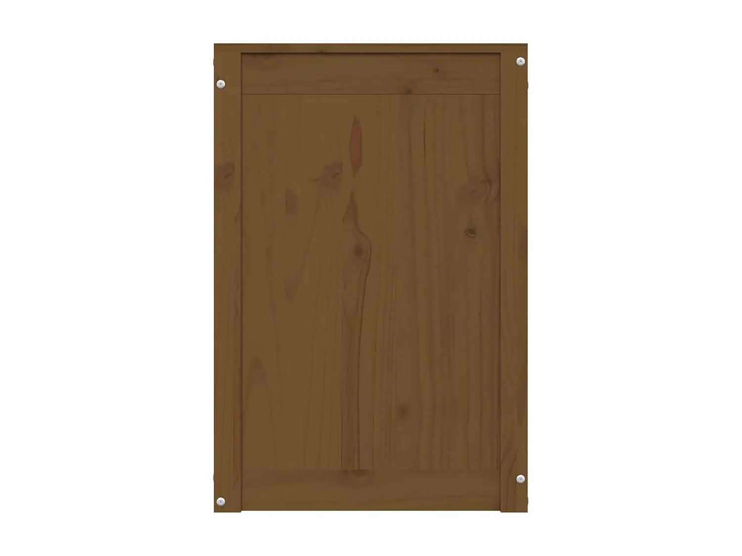 Boîte à linge Marron miel 44x44x66 Bois massif de pin