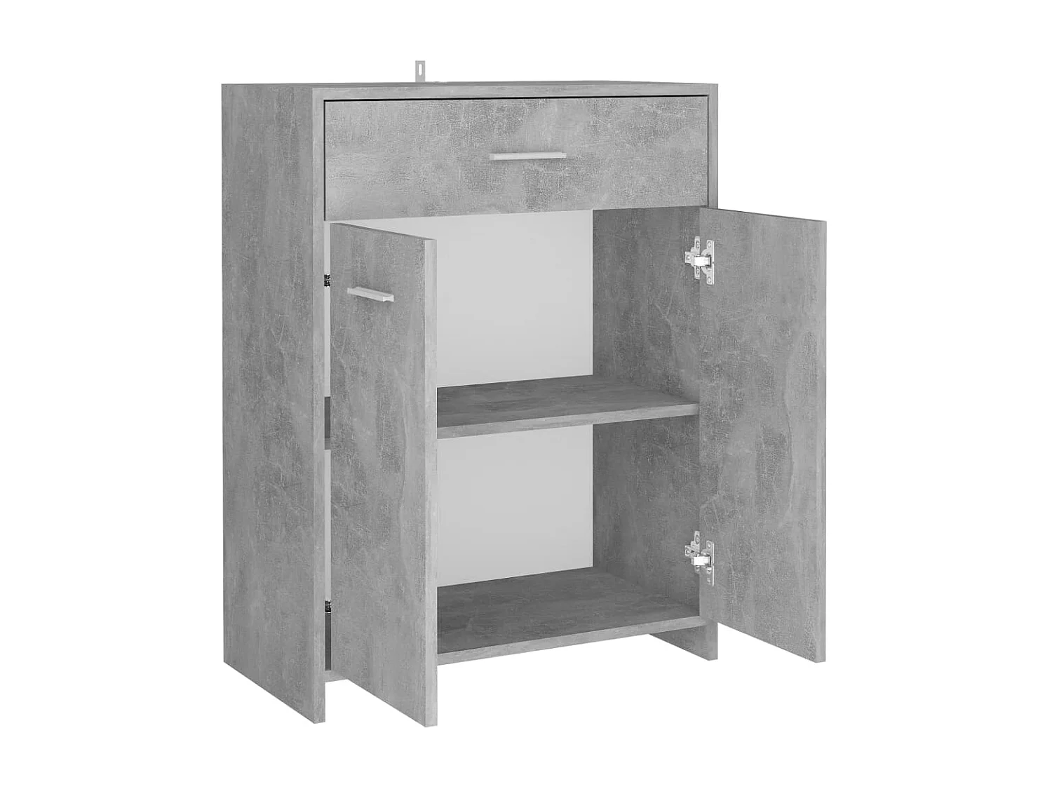 Meuble de rangement Gris béton 60x33x80