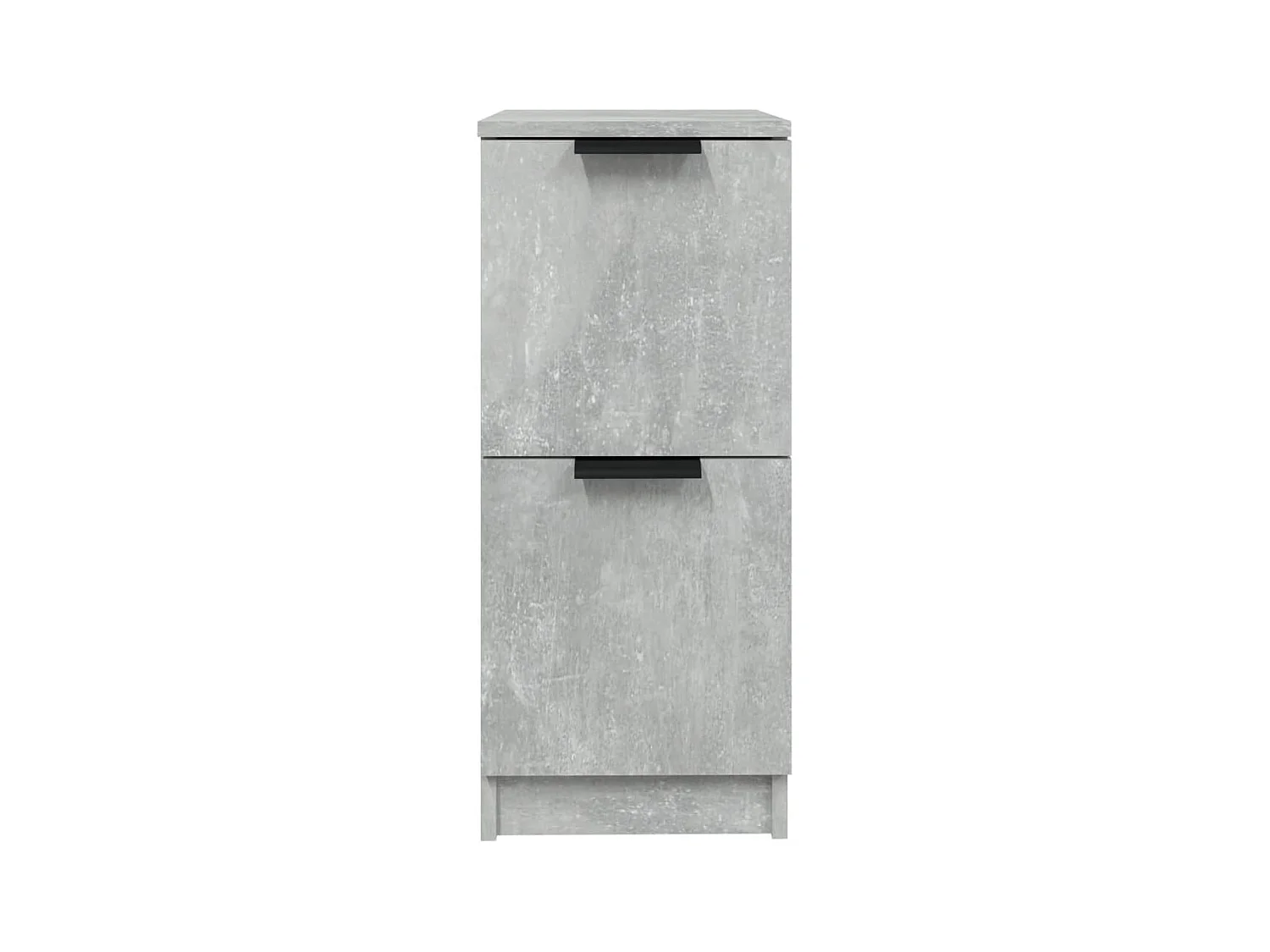 Buffets 2 pcs Gris béton 30x30x70 Bois d'ingénierie 2