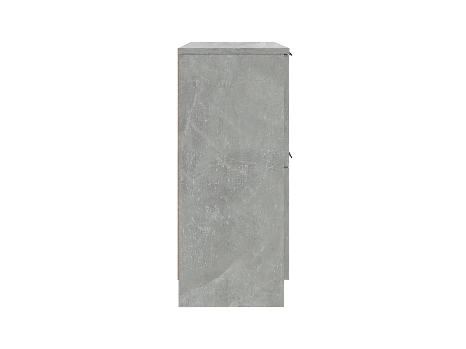 Buffets 2 pcs Gris béton 30x30x70 Bois d'ingénierie 2