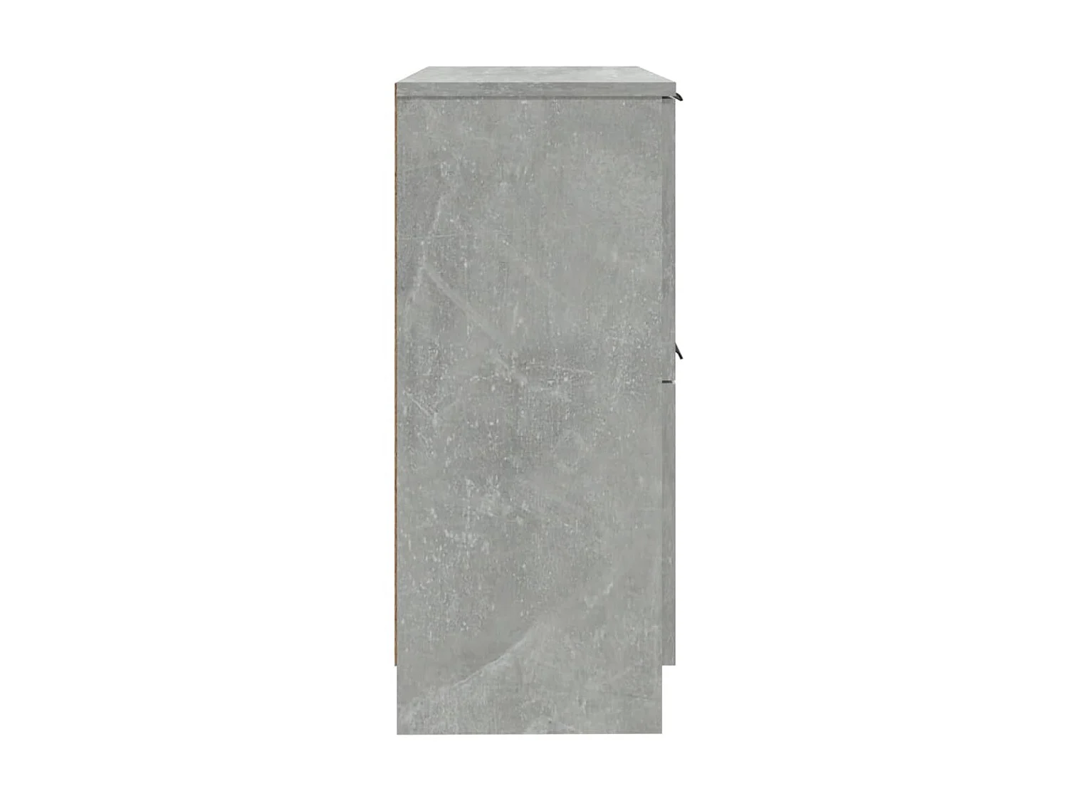 Buffets 2 pcs Gris béton 30x30x70 Bois d'ingénierie 2