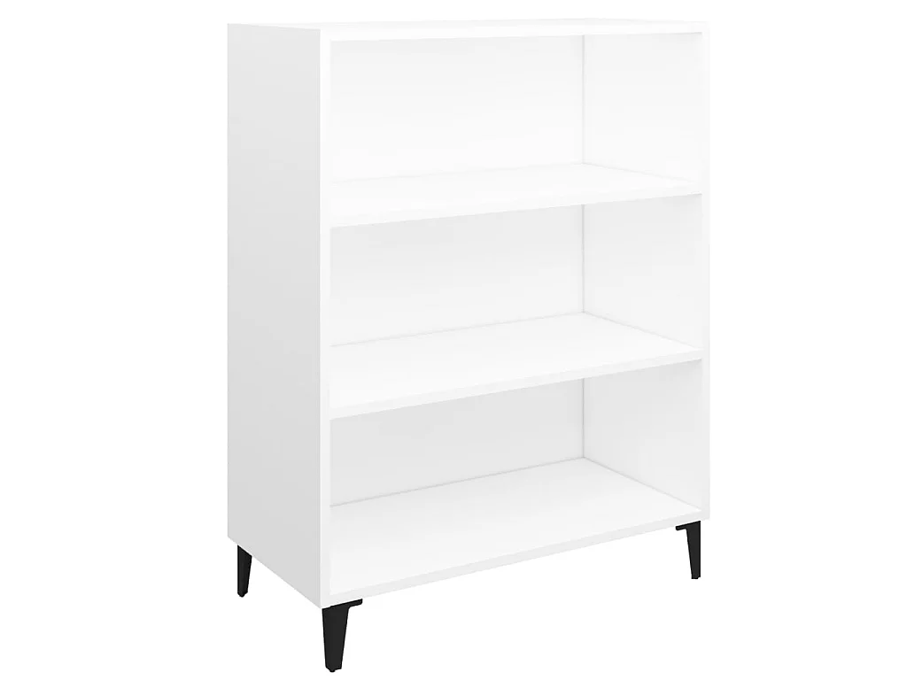 Rangement Blanc 69,5x32,5x90 Bois d'ingénierie