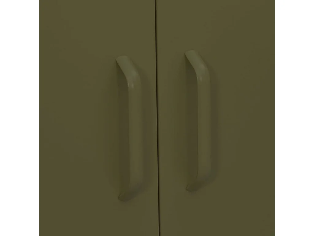Armoire de rangement Vert olive 80x35x101,5 Acier