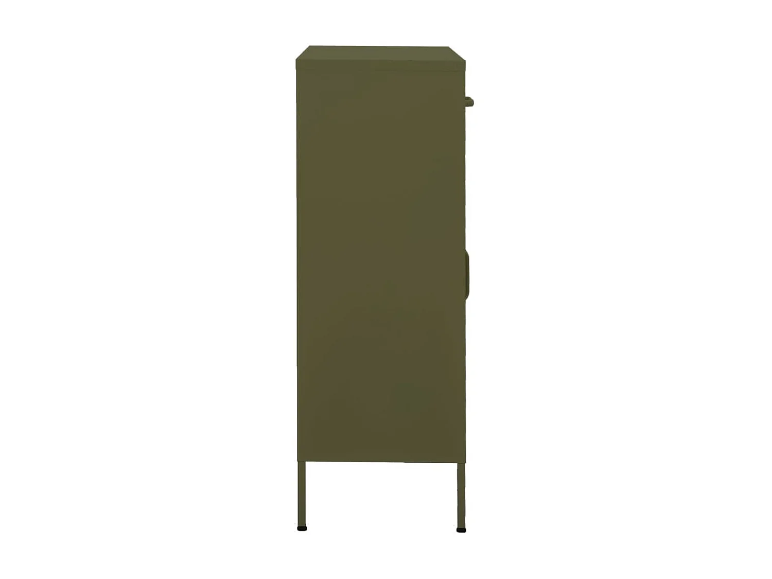 Armoire de rangement Vert olive 80x35x101,5 Acier